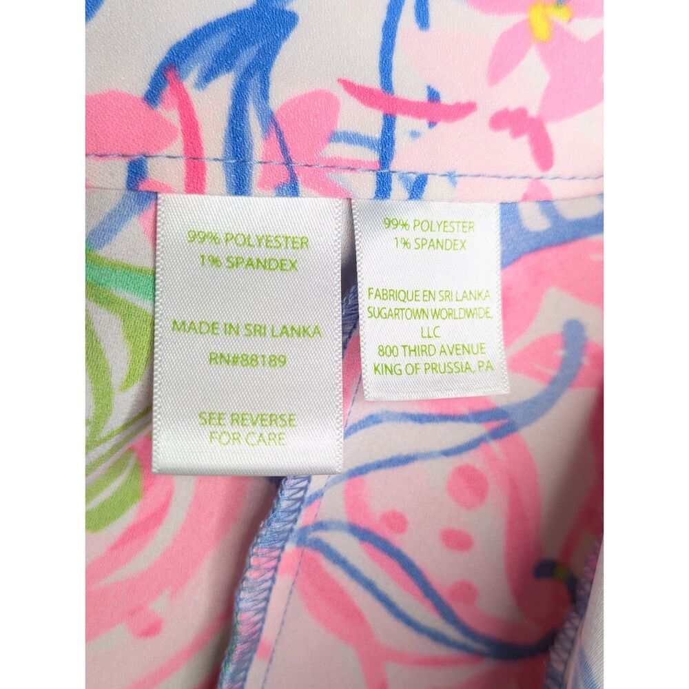 Lilly Pulitzer Ariana Shorts Sz 0 Multi Havana Cocktail Resort Vacation Beachy - Picture 6 of 7